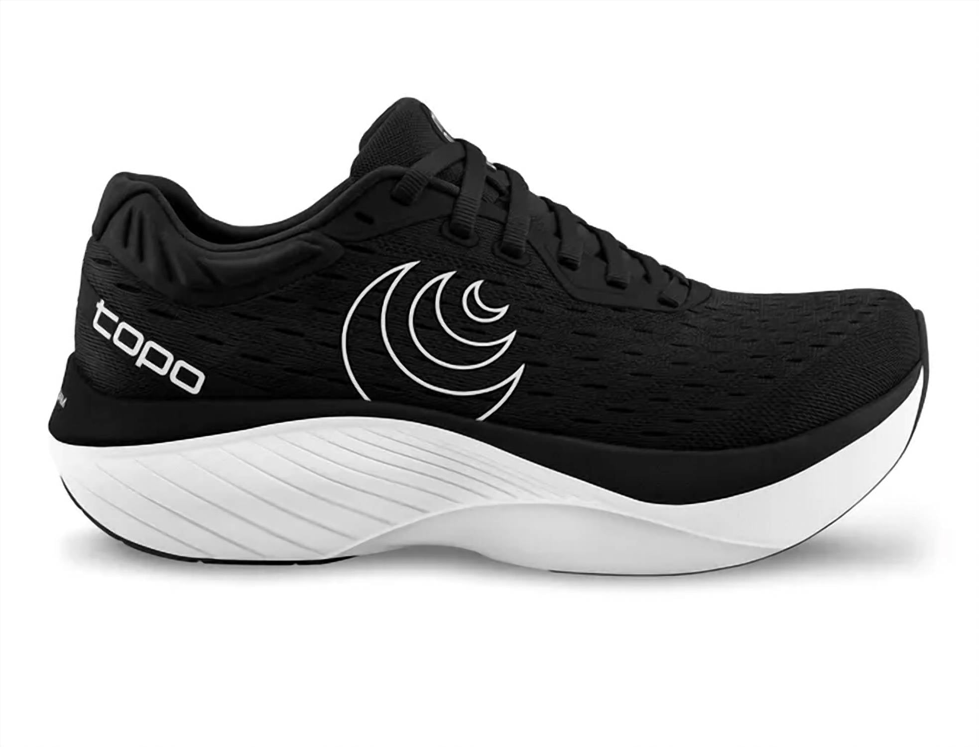 Topo Athletic Men's Atmos Running Shoes in black white 2 - men's shoe