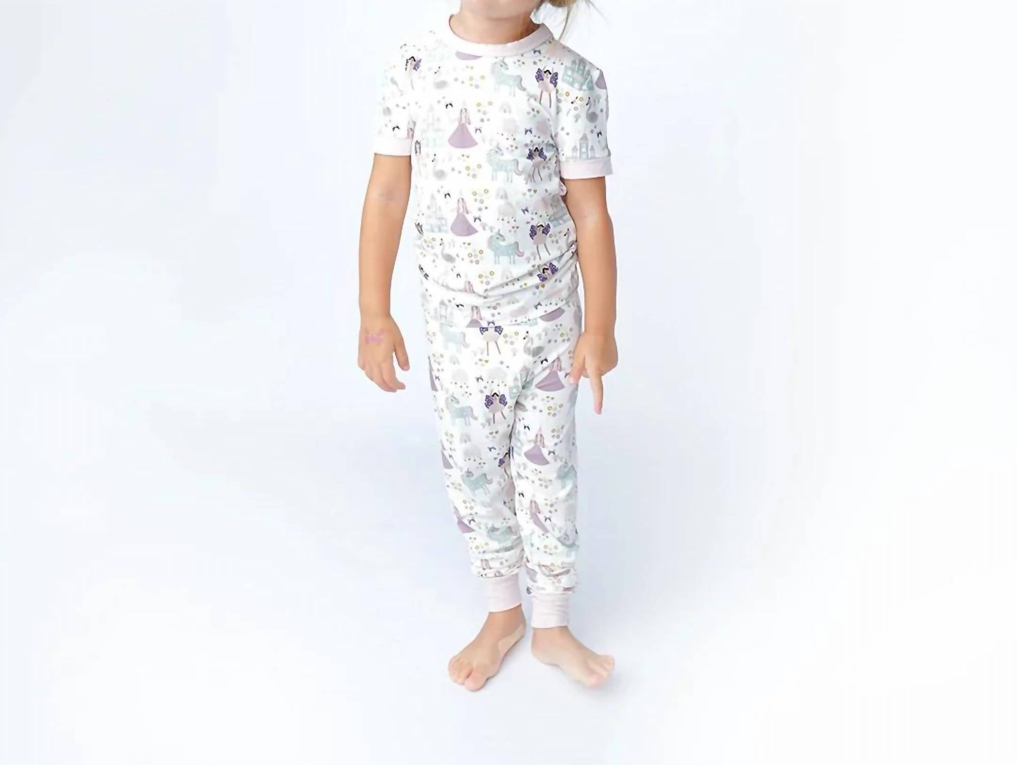 Emerson And Friends - Once Upon A Time Bamboo Short Sleeve Pajama Pant Set