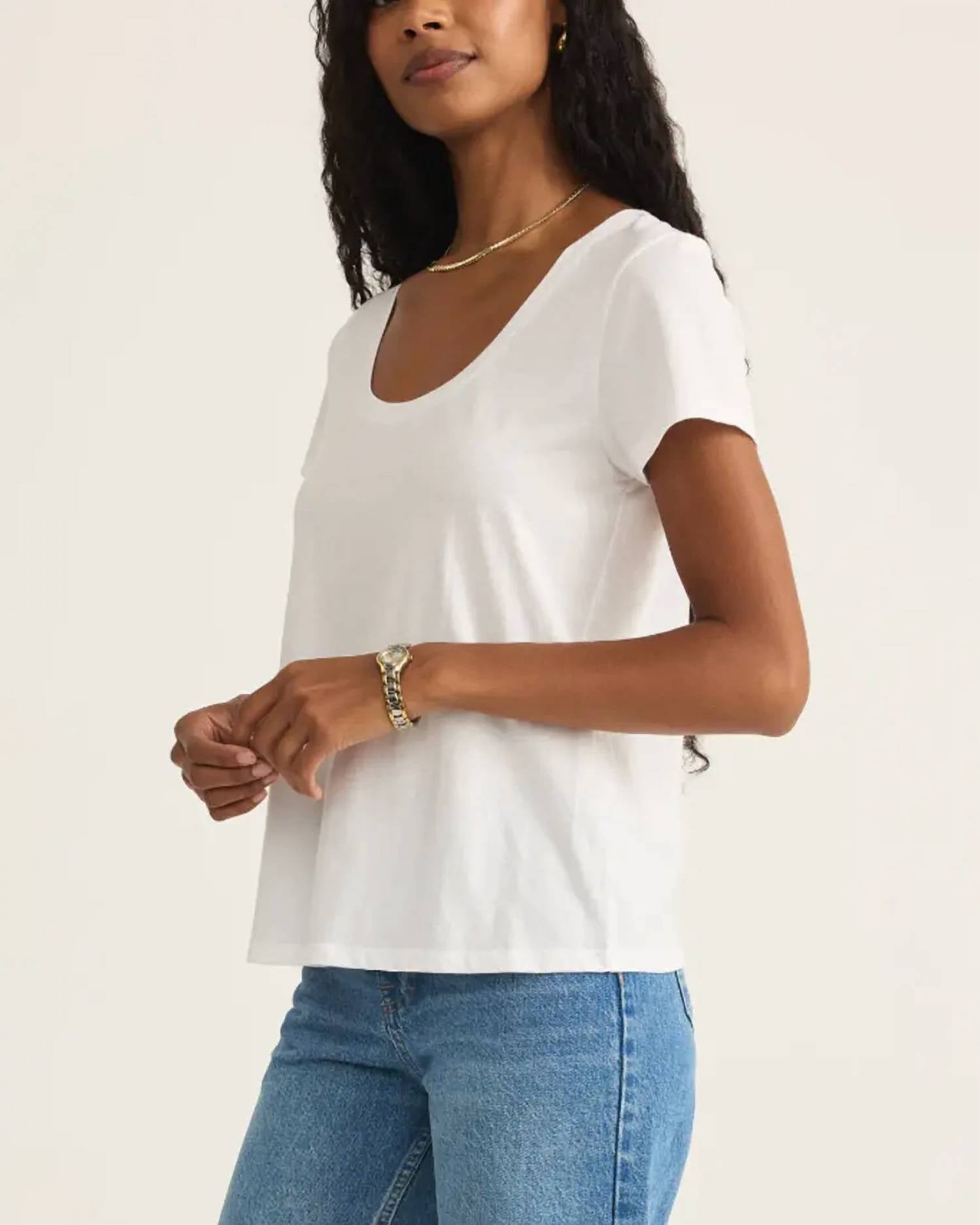 Z Supply - Anywhere Scoop Tee Top