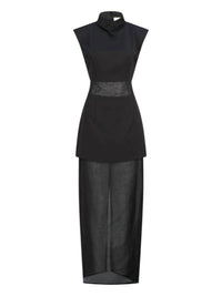 Curaae - Bond Sleeveless Mesh Maxi Dress