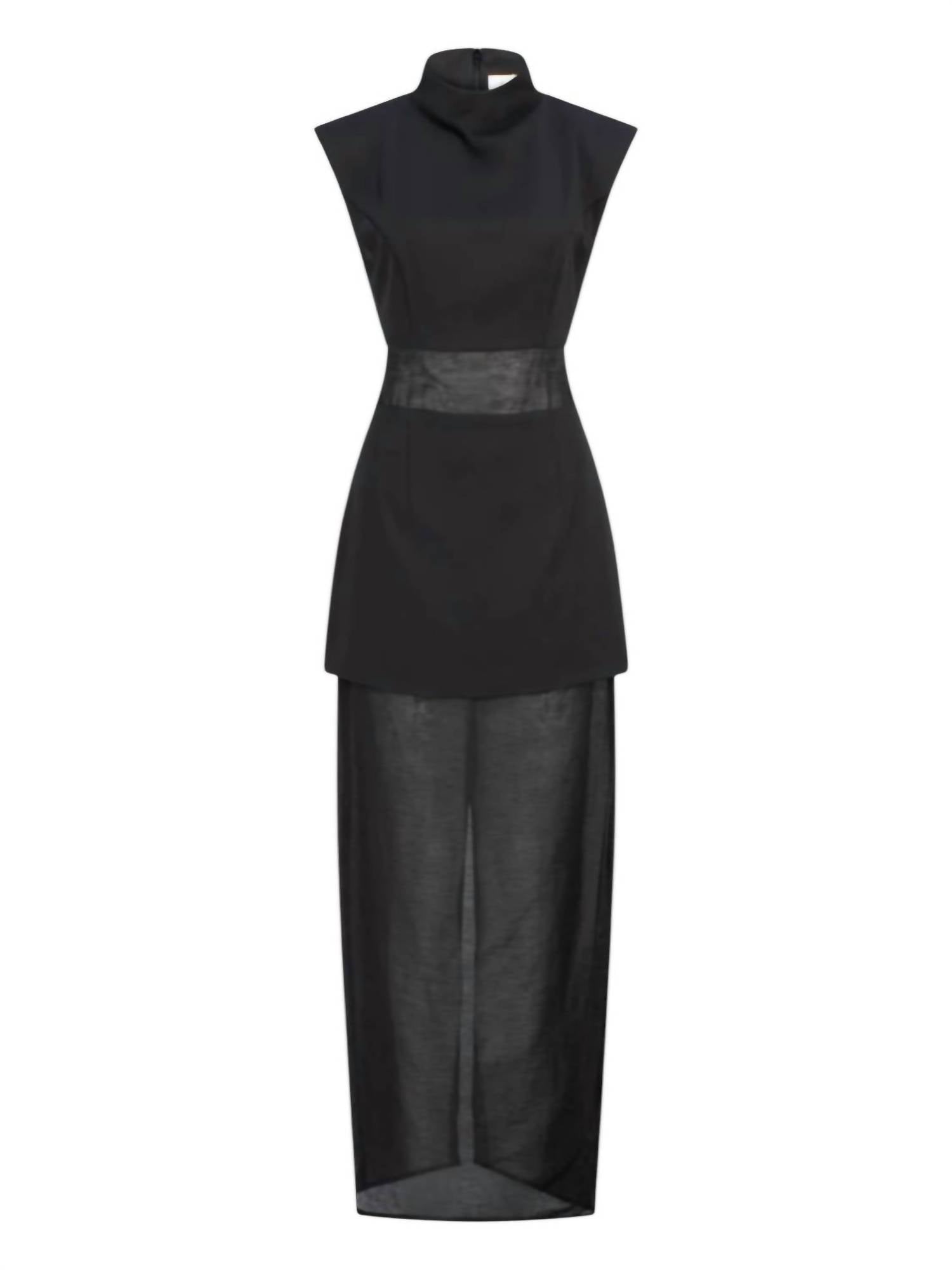 Curaae - Bond Sleeveless Mesh Maxi Dress
