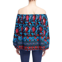 Nessa Embroidered Off the Shoulder Top