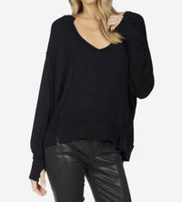 Michael Lauren - Spence Oversized V- Neck Pullover