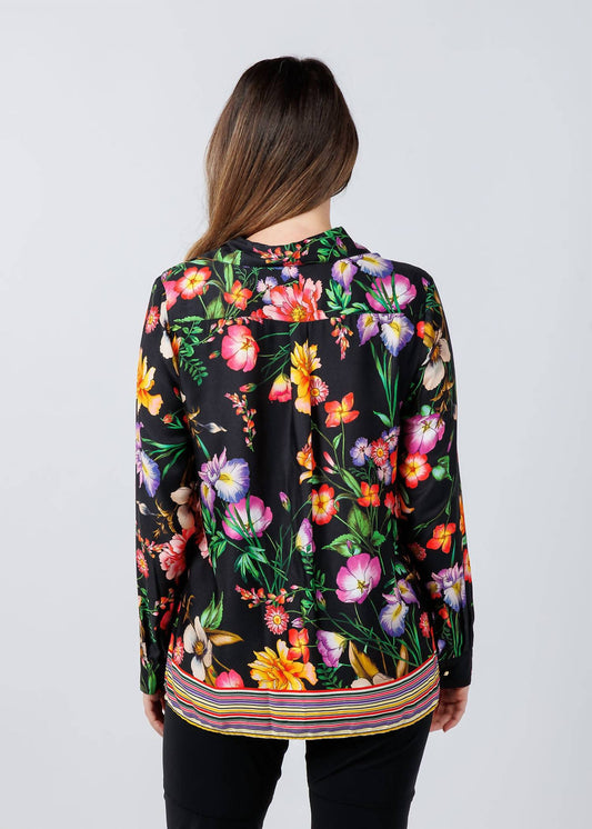 Vilagallo - Tea Estampado Flor Shirt