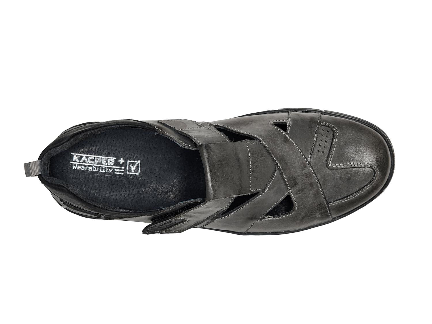 Kcr Group - Men's Everyday Closed-toe Leather Sandals
