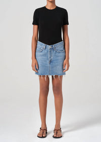 Agolde - V-waist Mini Skirt