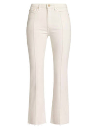 Derek Lam 10 Crosby - High Rise Crop Flare with Pintuck Jeans