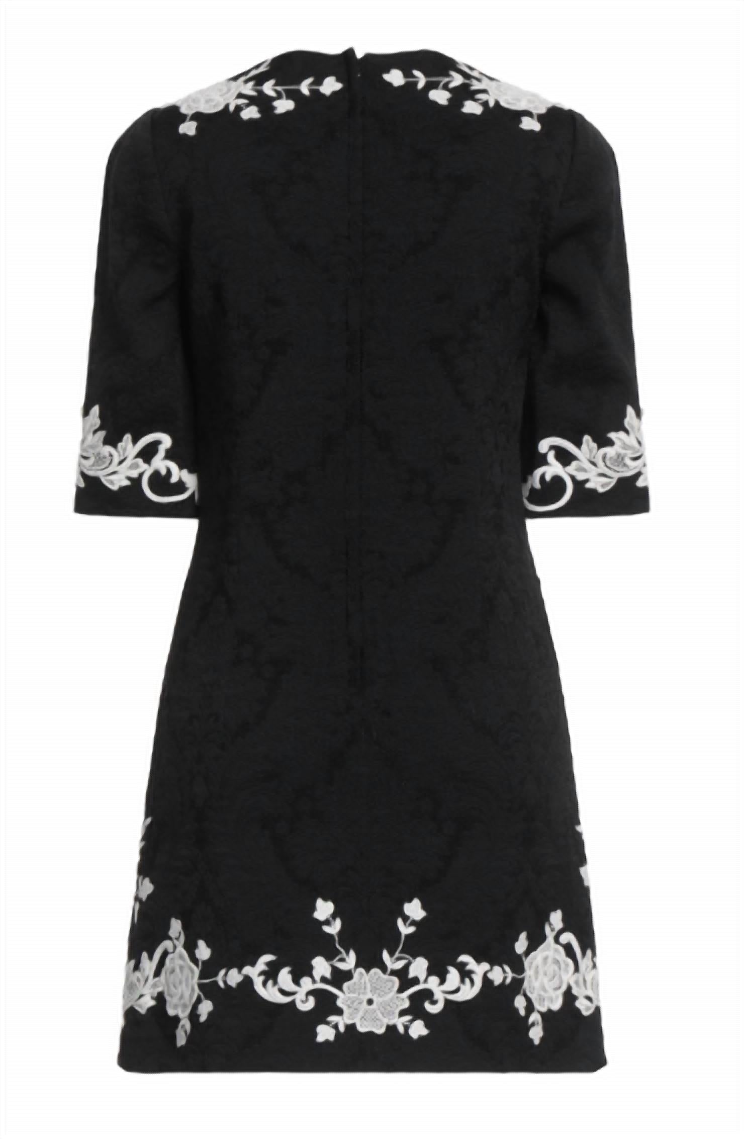 Dolce & Gabbana - Women's Embroidered Floral Dress