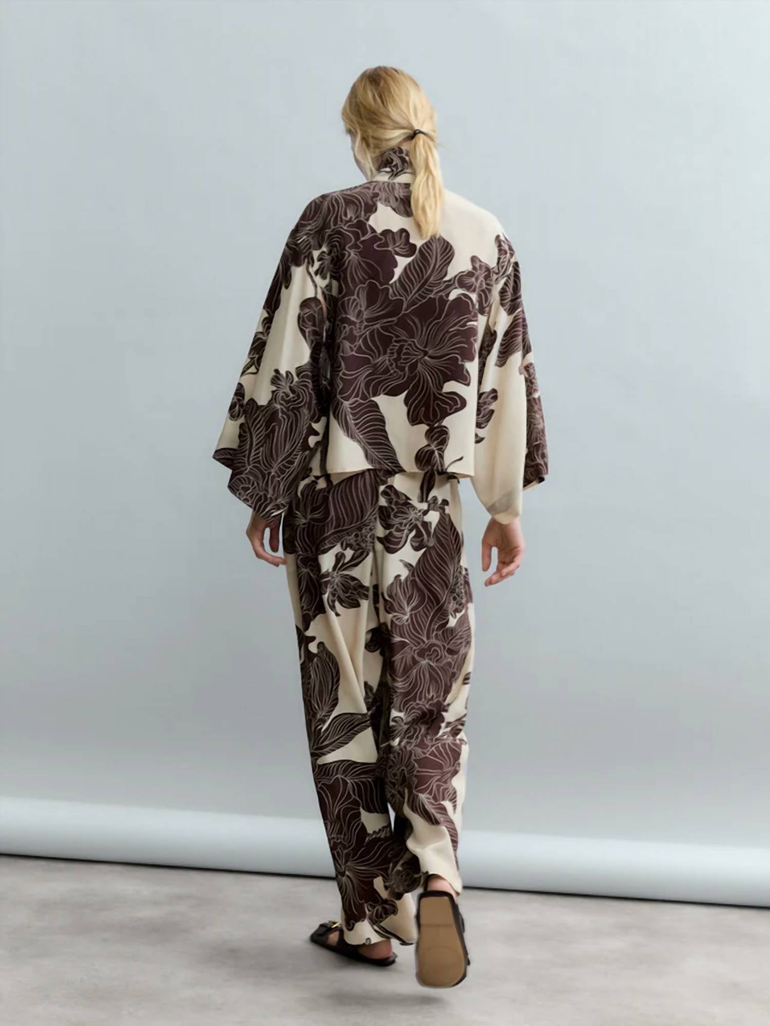 Psophia - Orient Contour Relaxed Palazzo Pants