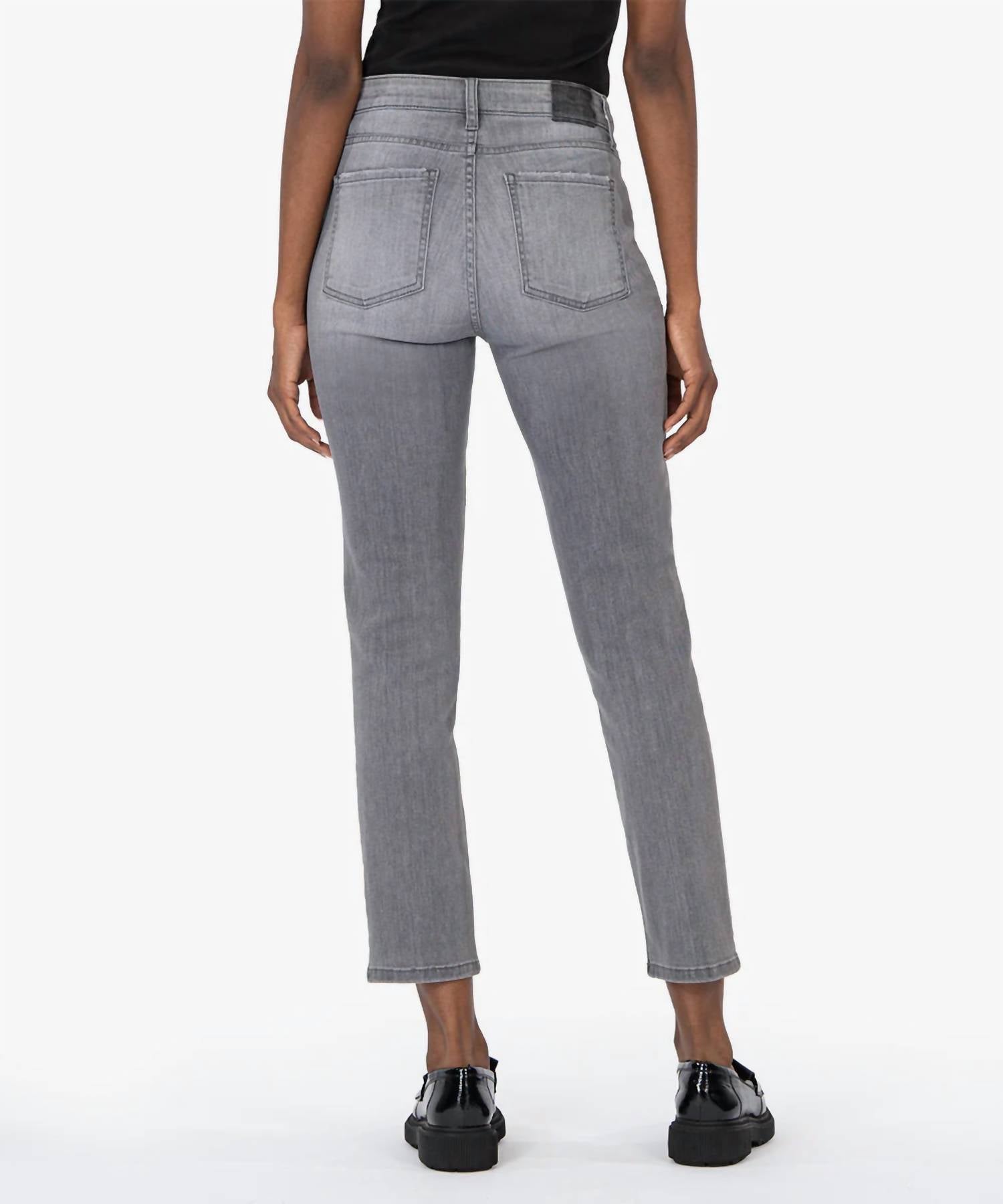 Kut From The Kloth - Women's Reese High Rise Fab Ab Ankle Straight Regular Hem