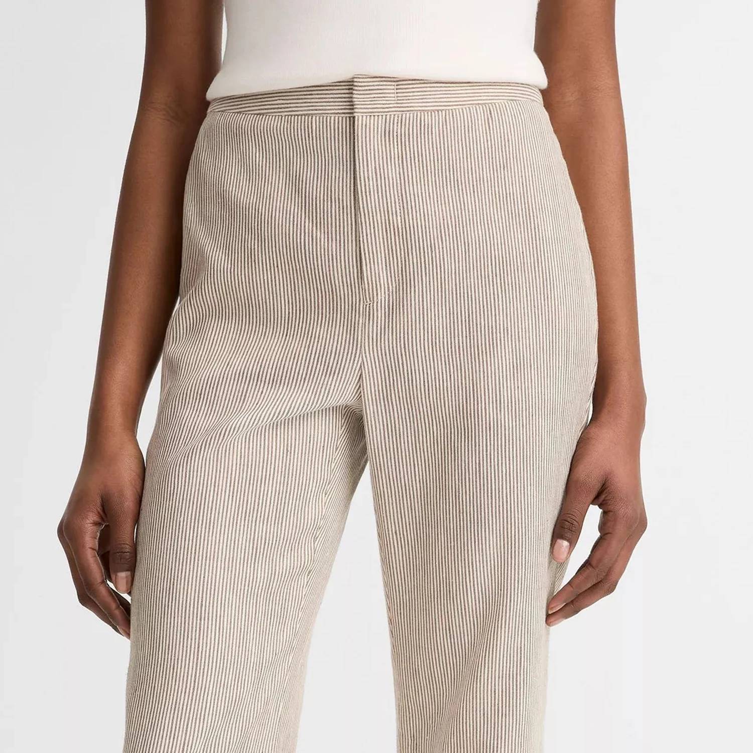 Vince - Ticking Stripe Flare Trouser