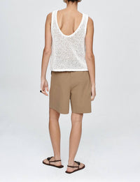Marle Nova Top in blanc - women's tank top - view 4