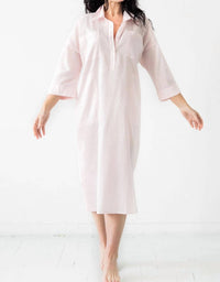 Salua - Oversized Button Down Long Sleep Shirt
