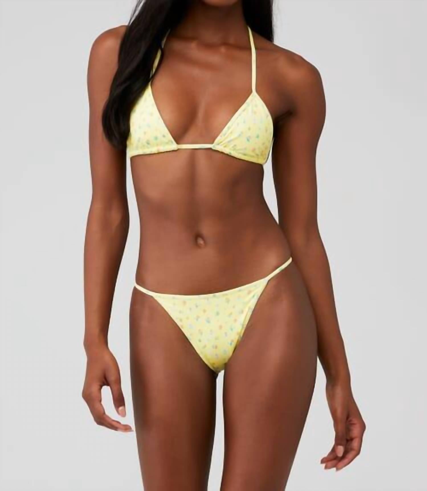 Frankies Bikinis - X Pamela Anderson Zeus Micro Triangle Bikini Top