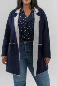 Nic + Zoe - Cool Nights Reversible Knit Jacket - Plus