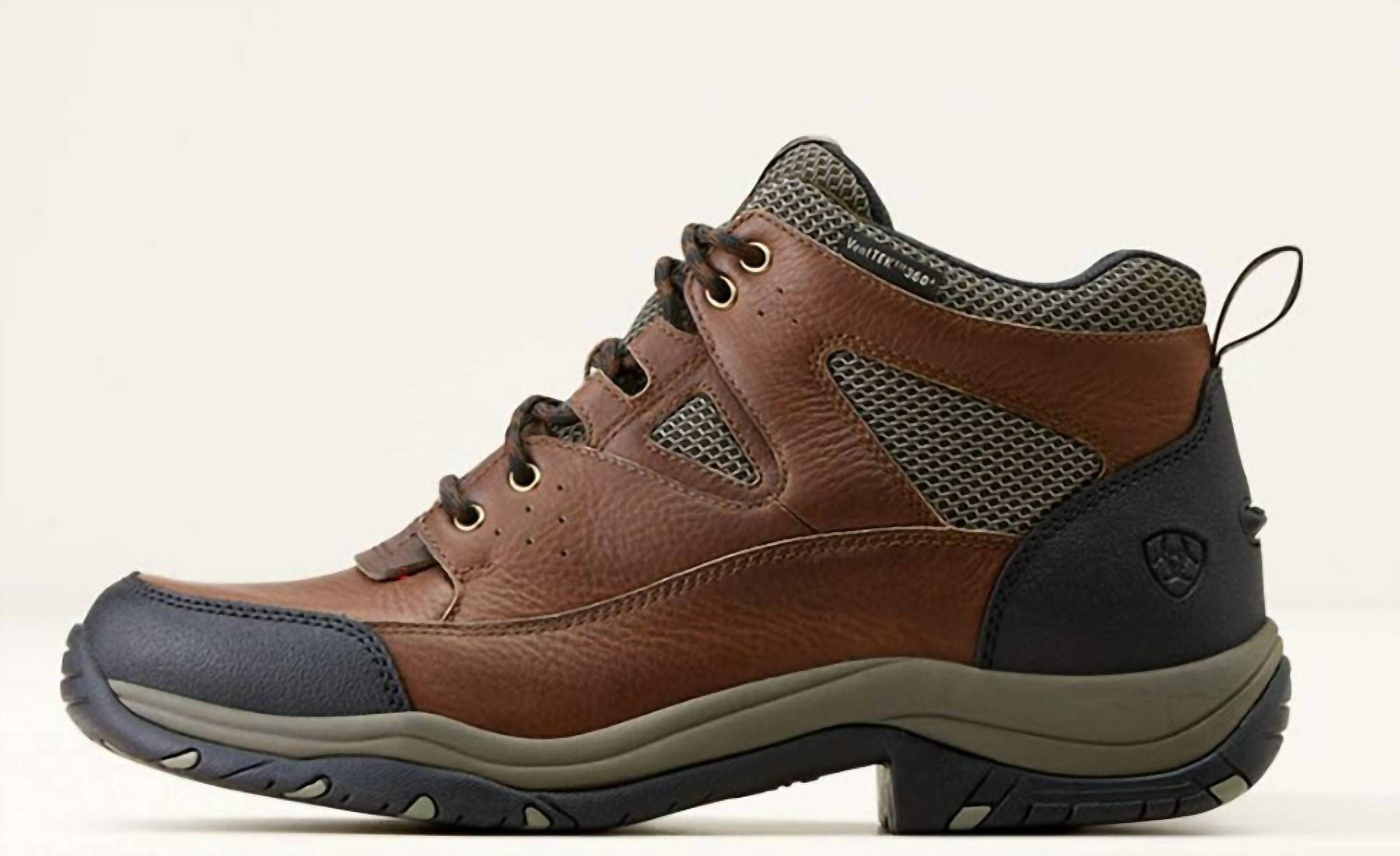 ARIAT Men's Terrain Venttek 360 Hiking Boot in brown taupe - men's boots