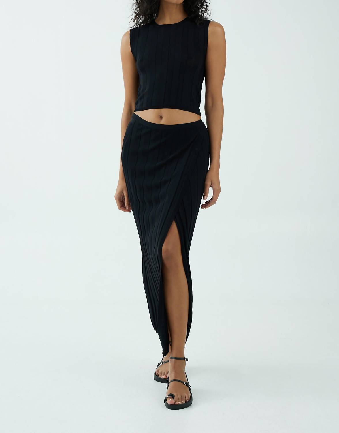 Third Form - LIASON KNIT WRAP SKIRT