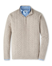 Peter Millar - Crescent Ridge Cable Quarter Zip Sweater