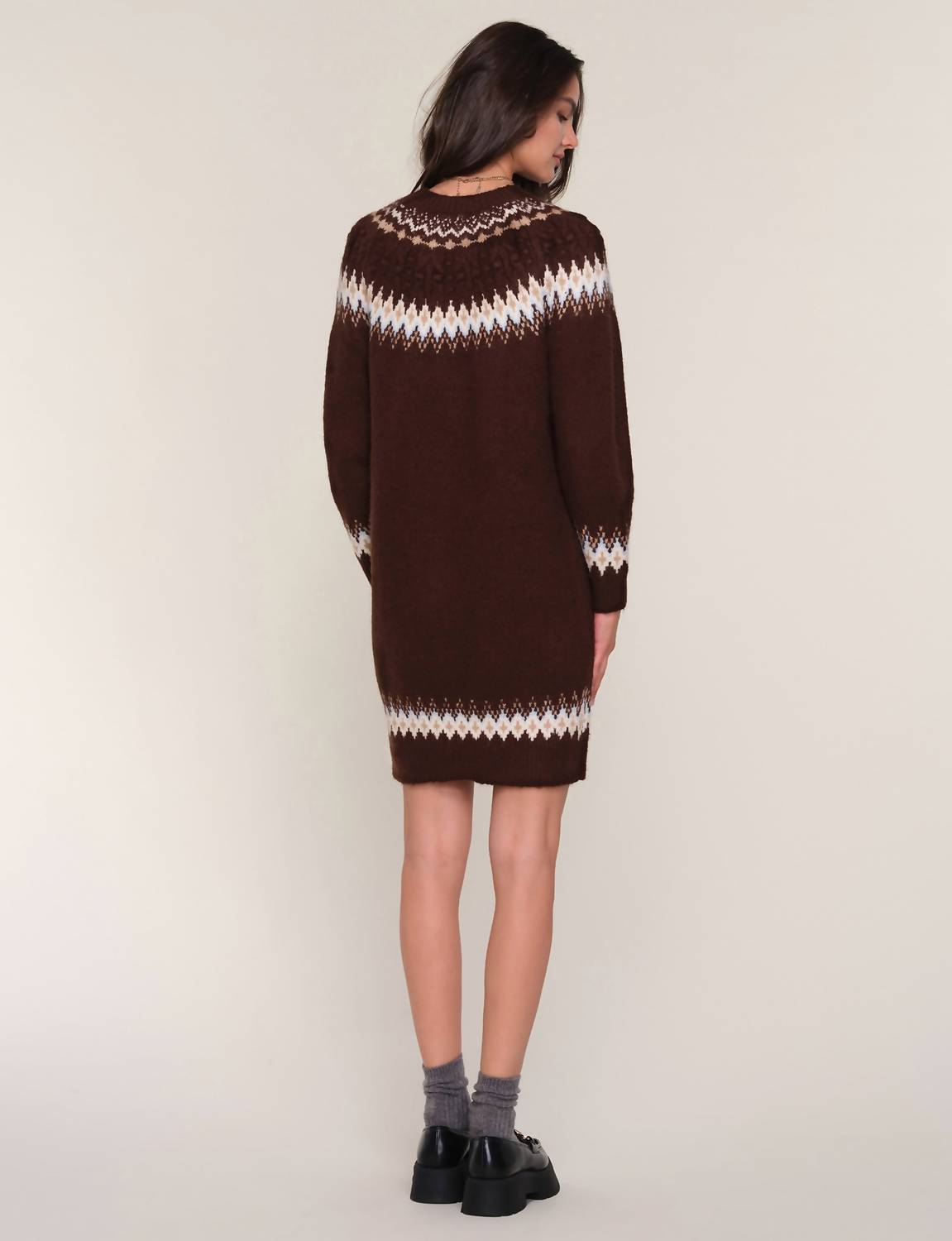 heartloom Ruby Dress in coco - women's dress - alternate view
