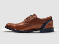 Kcr Group - Men's Oxford Toe-cap Leather Dress Shoes