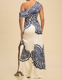 LUXXEL Elsie Dress in white - women's dress - detail view