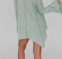 Three Bird Nest - Golden Long Bell Sleeve Top