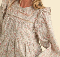 &Merci - Ruffled Puff Sleeve Top