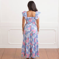 8 Oak Lane - Ginger Jar Bouquet Smocked House Dress