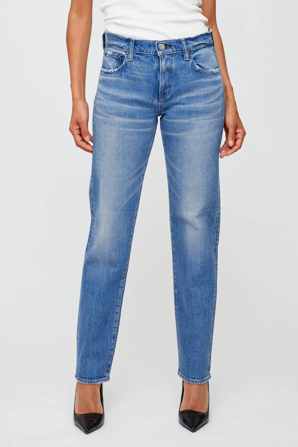 Moussy - Groveland Slim Fit Straight Leg Jean