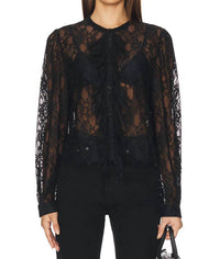 Steve Madden - Piper Lace Ruffle Blouse