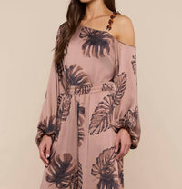 L'Agence - Asami Chain One-shoulder Blouse