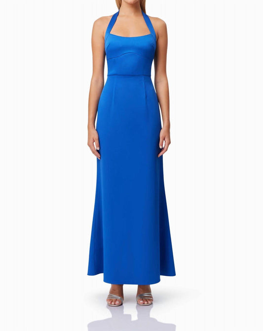 Elliatt - Chiara Satin Halter Gown