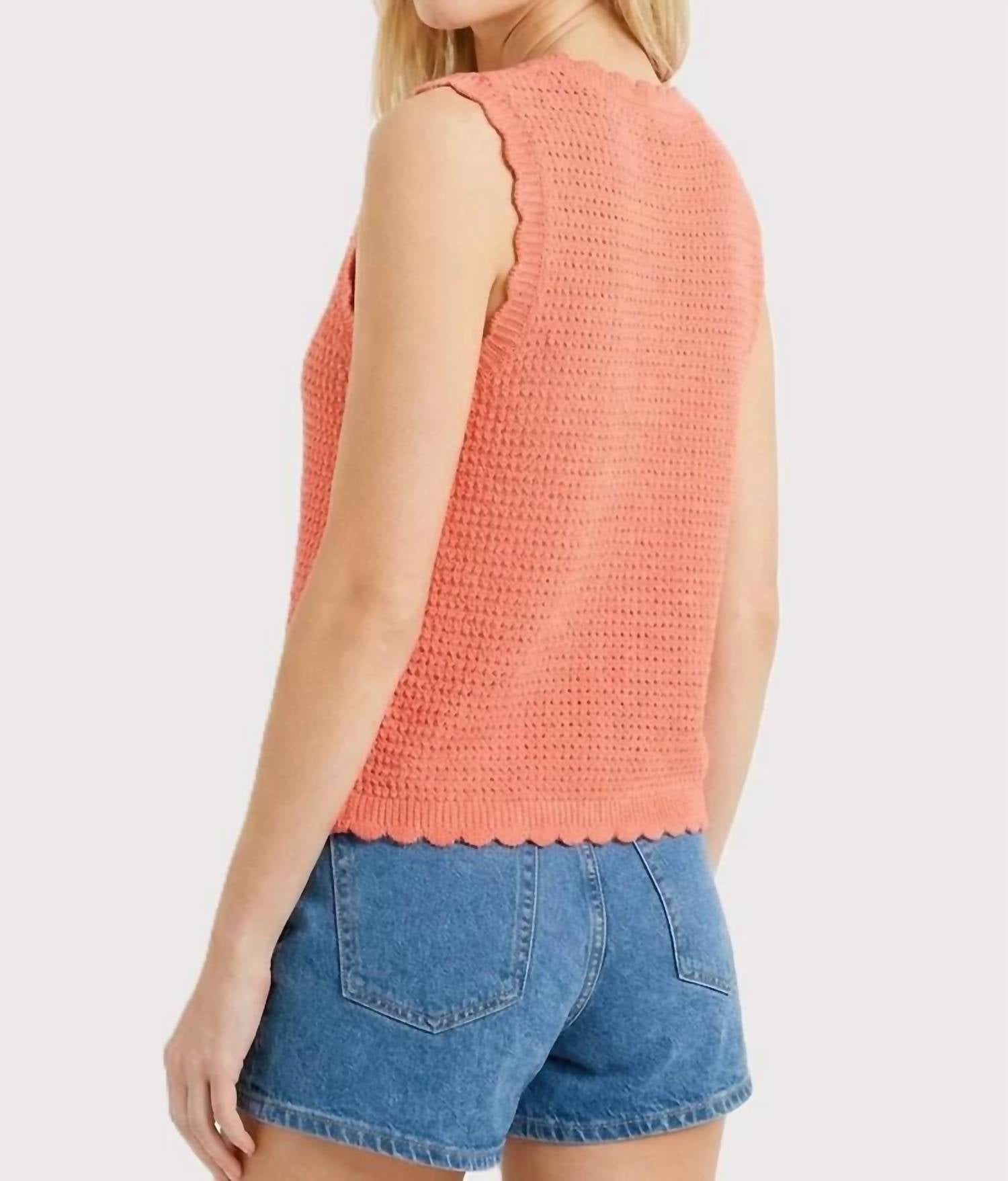 Staccato - Lyla Tie Front Knit Vest