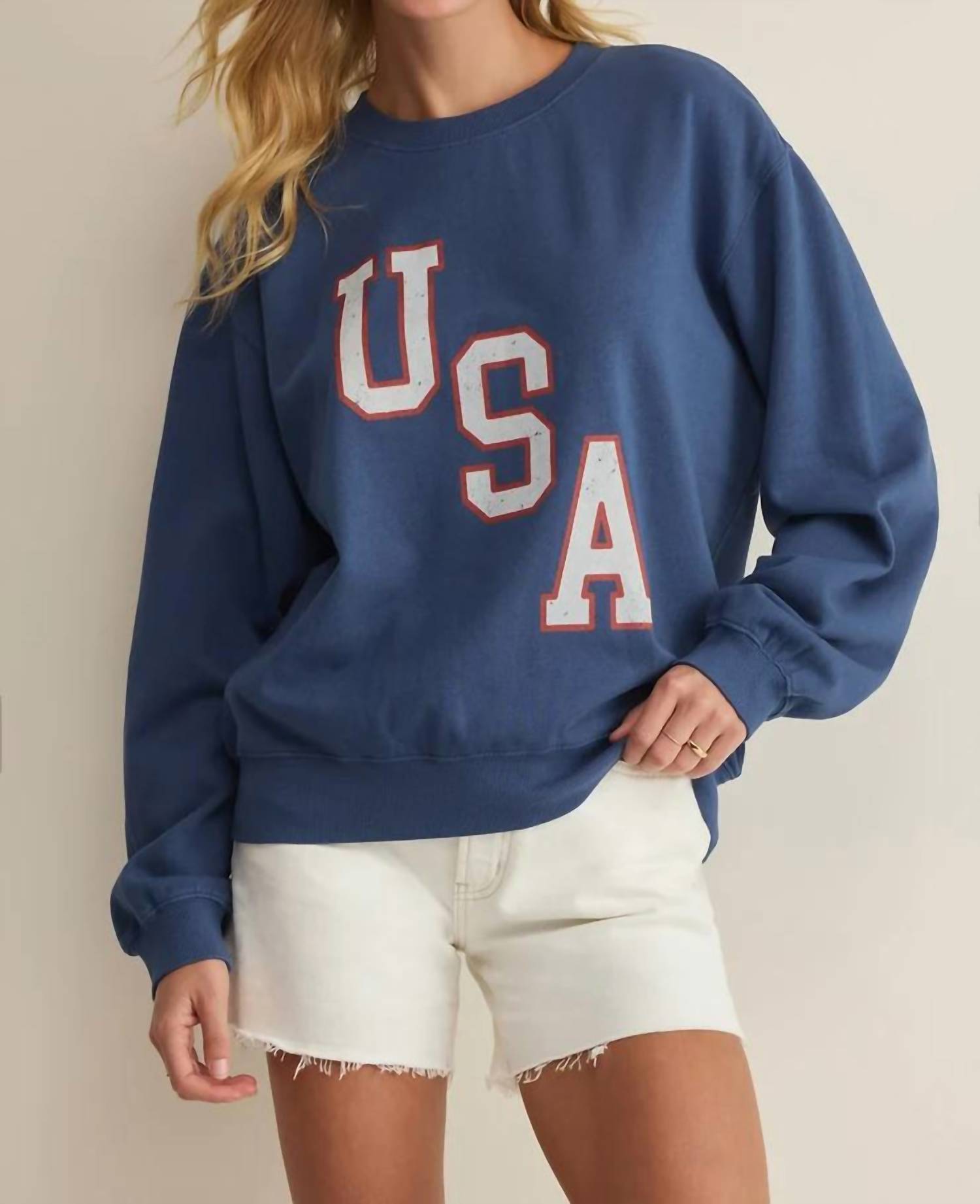 Z Supply - Americana Boyfriend Sweatshirt