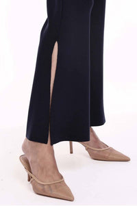 Minnie Rose - Viscose Blend Flared Pants