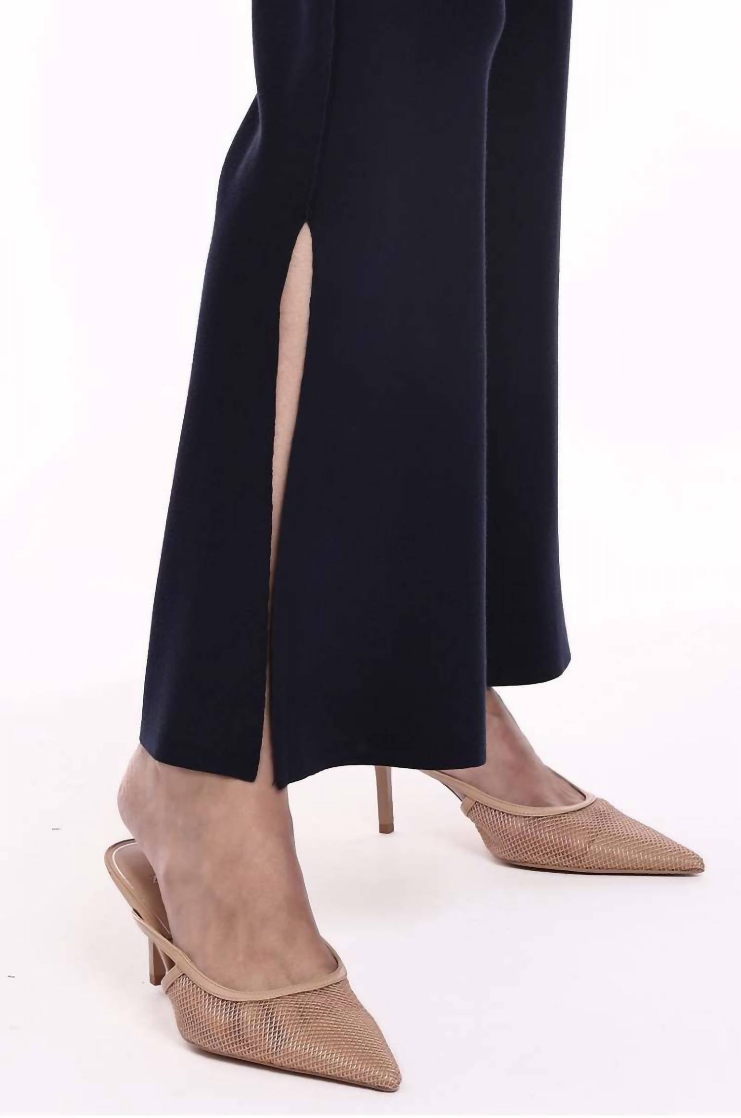 Minnie Rose - Viscose Blend Flared Pants