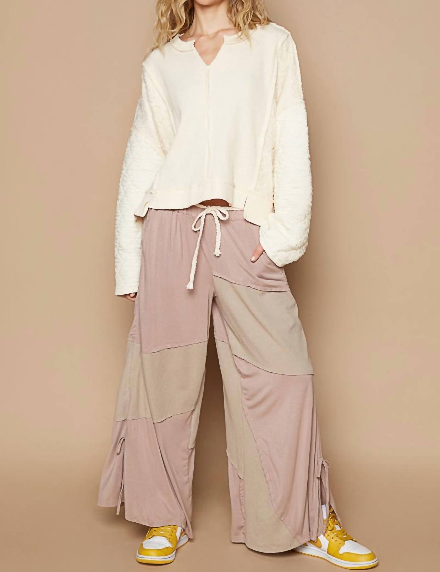 Pol - Round Neck Full Sleeve Oversized Top