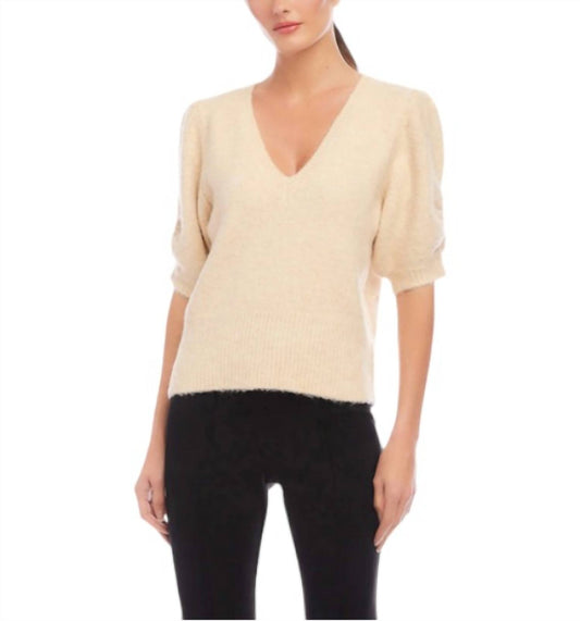 Fifteen Twenty - BENNET SHIRRED SLEEVE SWEATER