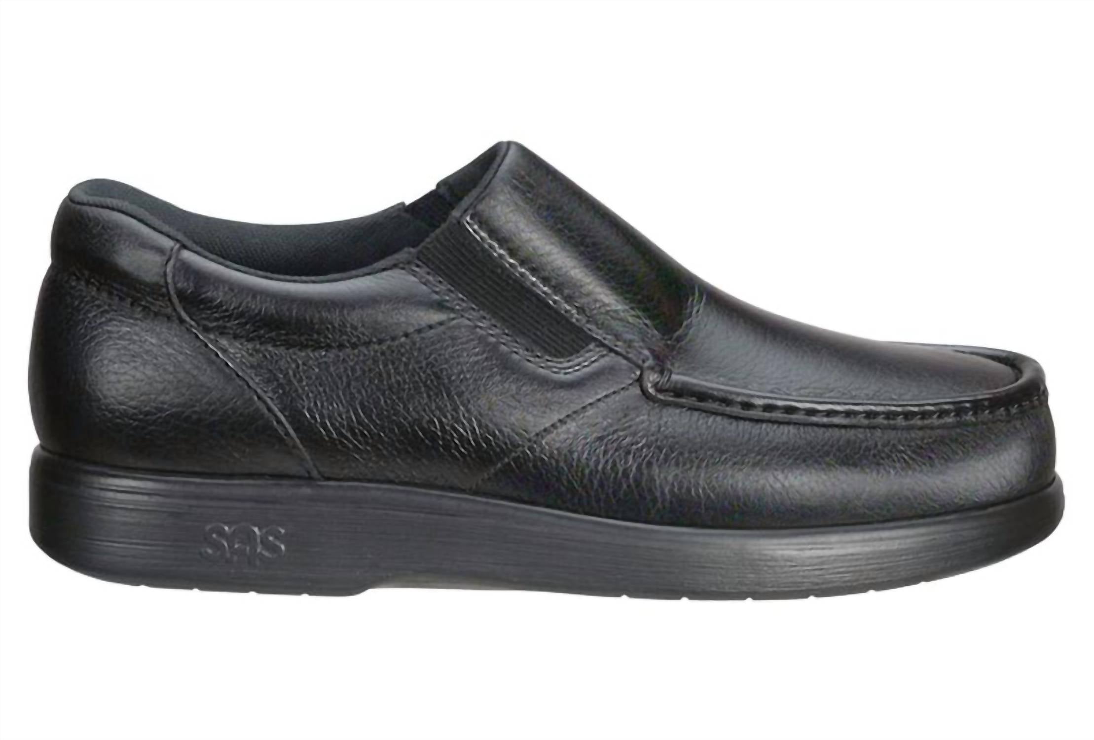 Sas - Men's Side Gore Slip On Loafer - Wide
