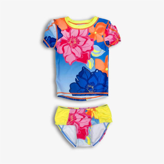 Appaman - Girls Floral Rash Guard Bikini Set
