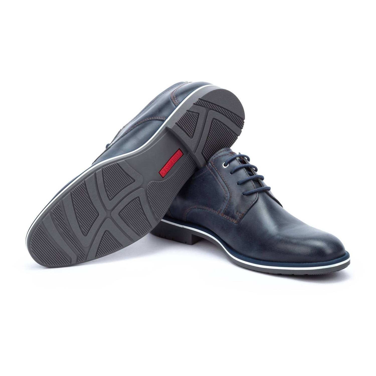 PIKOLINOS Men's Leon M4v Leather Lace-up Shoes in blue - men's shoe - alternate view