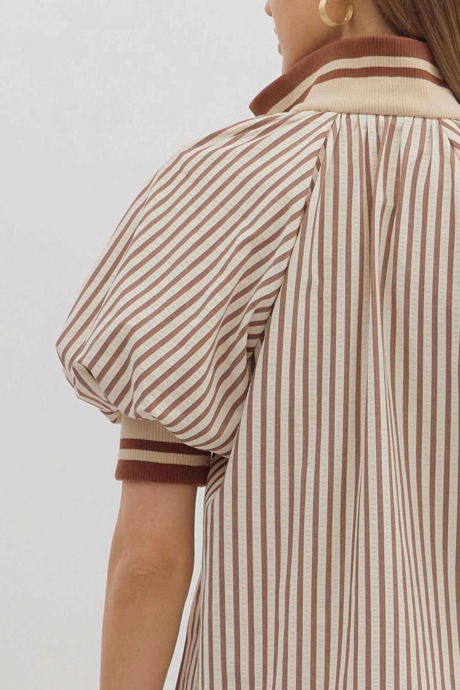 Entro - Crush Stripe Blouse