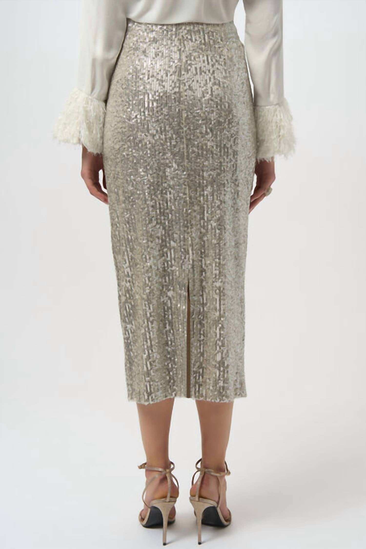 Joseph Ribkoff - Sequin Pencil Skirt