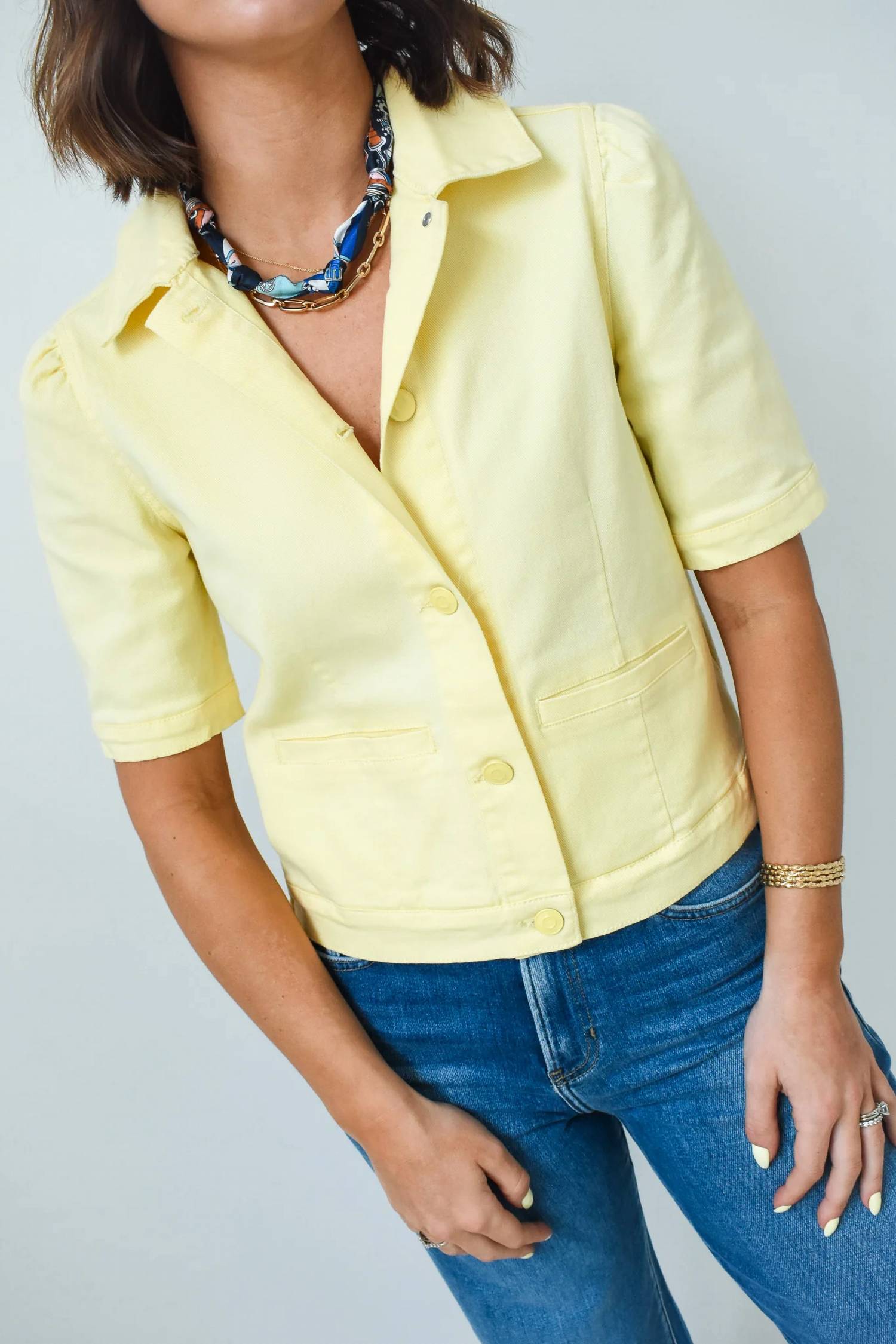 Heart Of Pine - Lemon Drop Denim Jacket