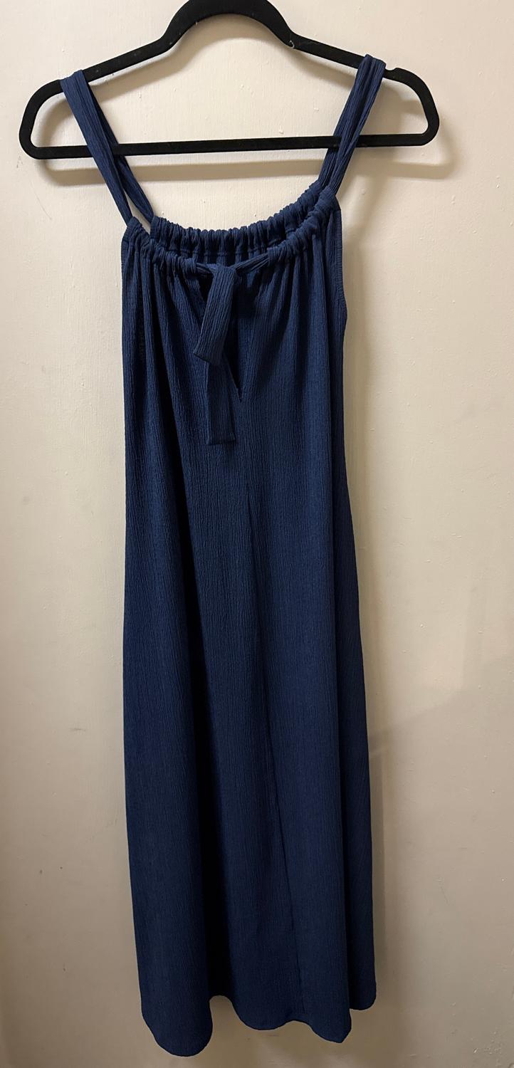 Astrologie - Women's Crinkle Tie Back Midi Dress