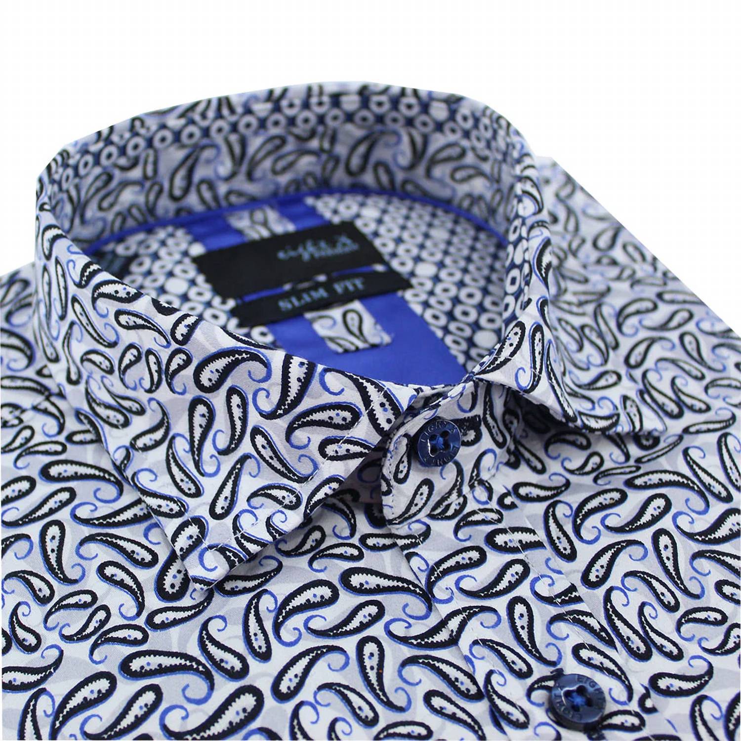 Eight X - Scattered Paisley Short Sleeve Shirt