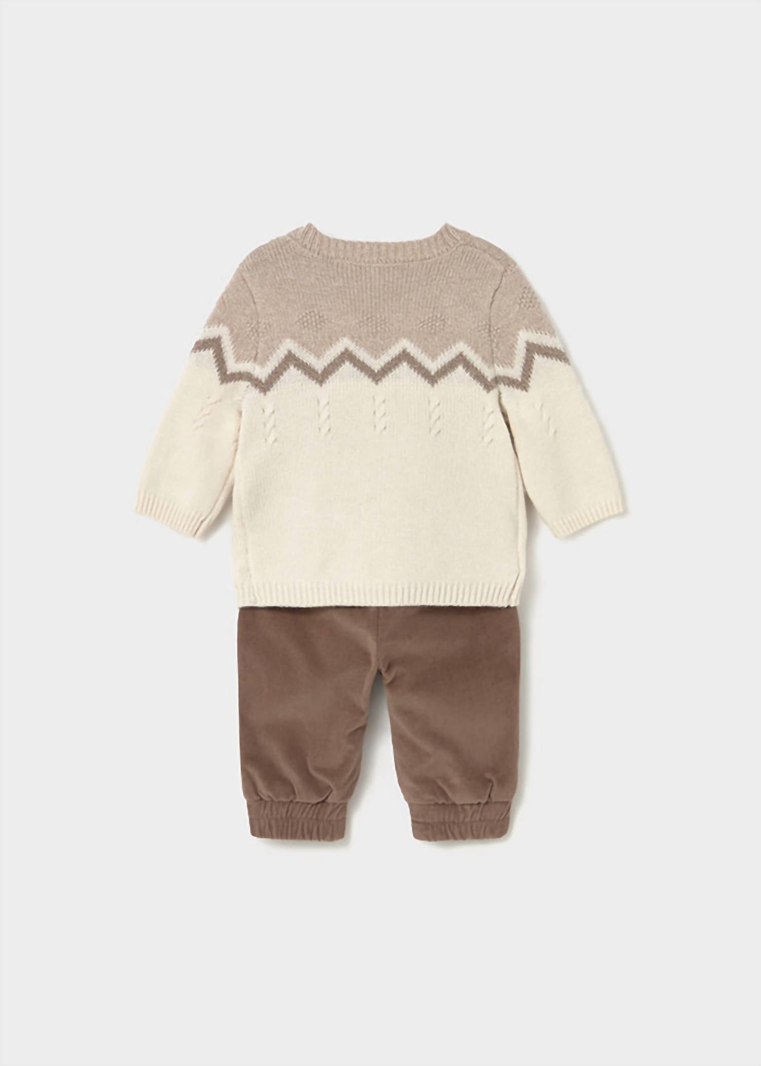 Mayoral - Boy's Sweater And Corduroy Pant Set