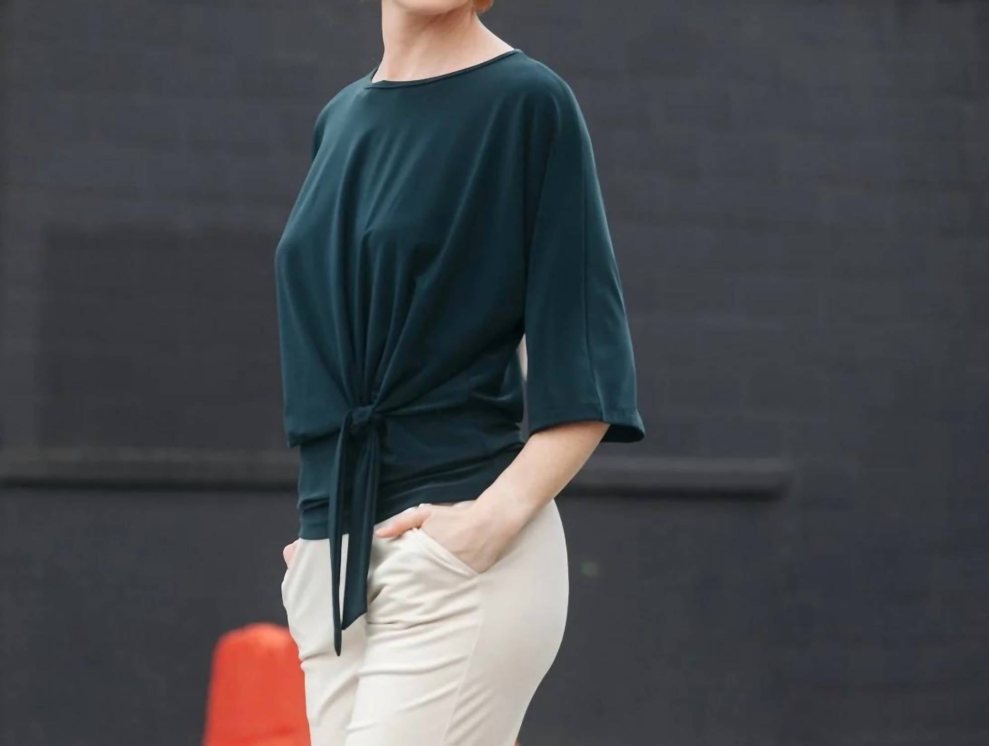 Clara Sun Woo - Signature Side Tie Top