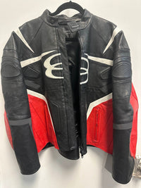 Balenciaga - Unisex - 1076 Light Semi Shiny Leather Racer Jacket