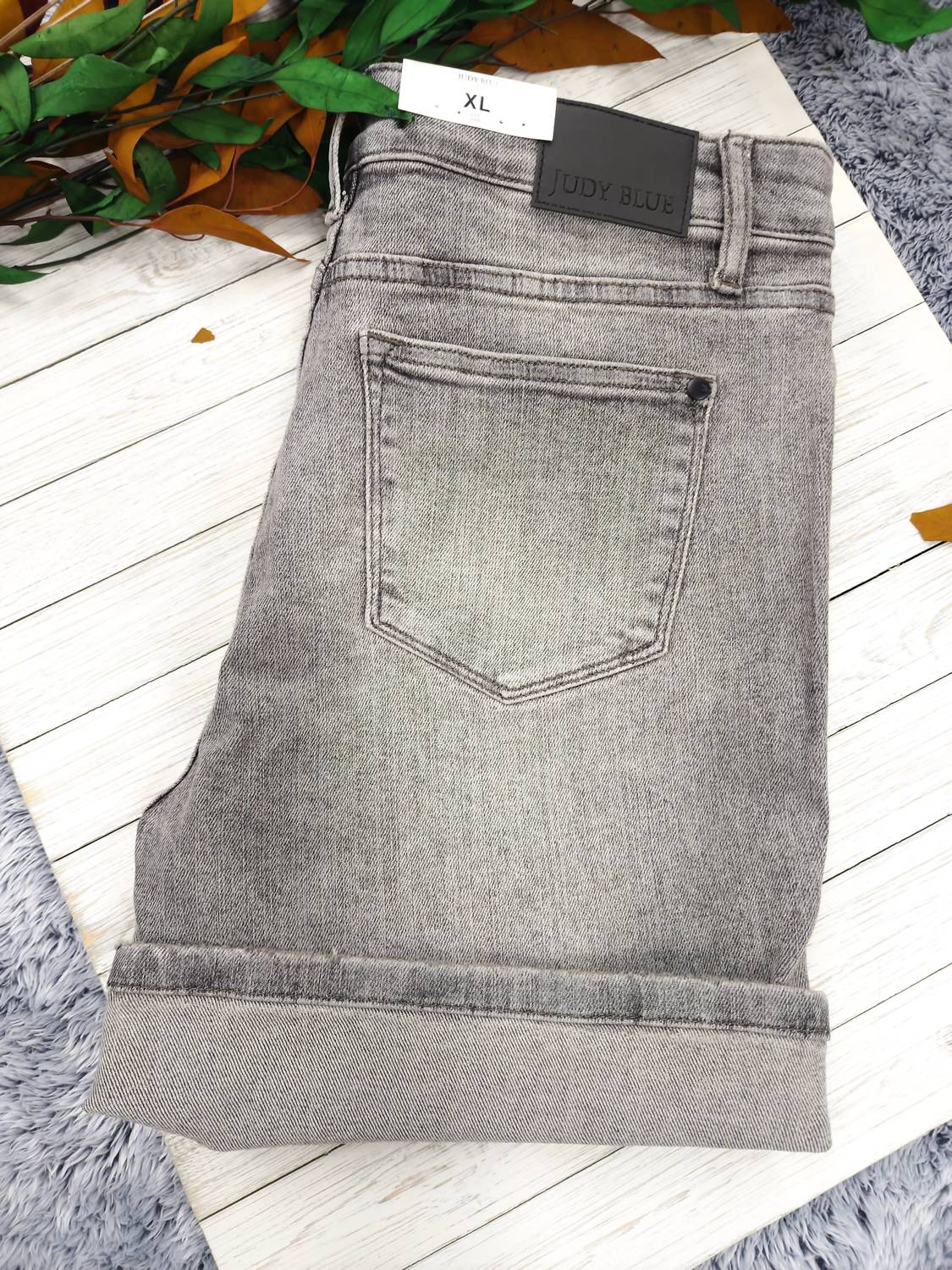 Judy Blue Women's Bermuda Shorts in gray - women's shorts - view 6